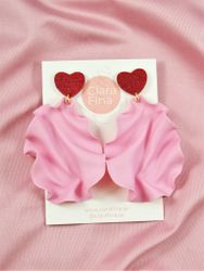 Satin Heart Top rosa (matt)