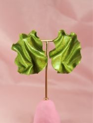 Satin grönt glitter