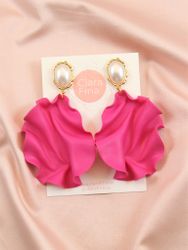 Satin Pearl top Magenta (matt)