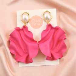 Satin Pearl top Magenta (matt)