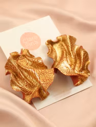 Satin guld och terrakotta  SAMPLE