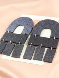 Multi Shape svart glitter