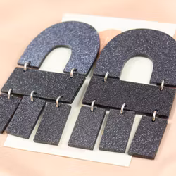 Multi Shape svart glitter
