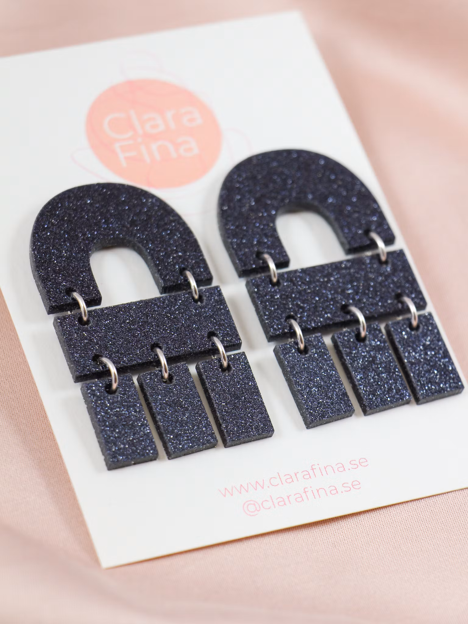 Multi Shape Mini svart glitter