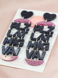 PLZ LÅT MIG VA! Svart och rosa