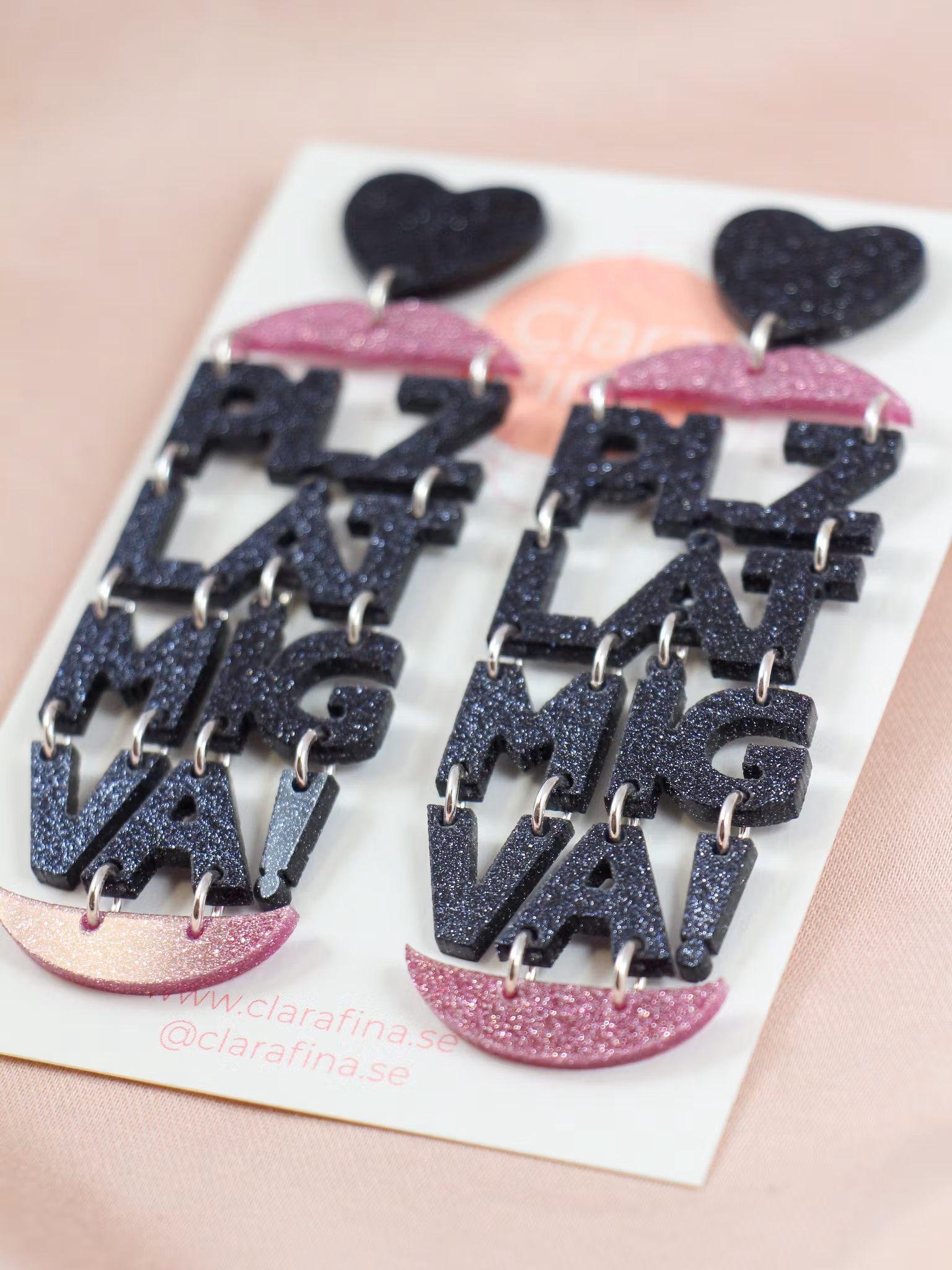PLZ LÅT MIG VA! Svart och rosa
