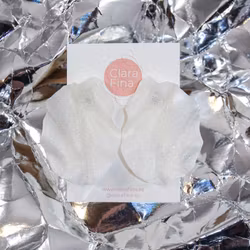 Satin 2.0 vitt glitter