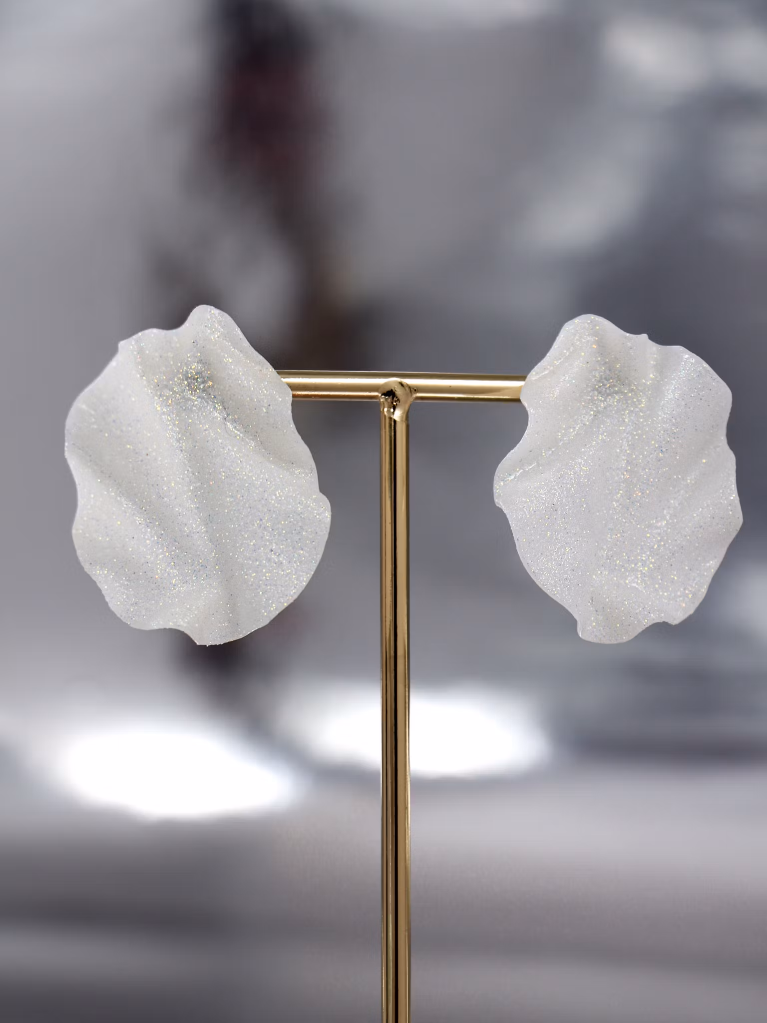 Satin Mini 2.0 vitt glitter