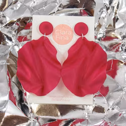 Satin Round top 2.0 mörk magenta