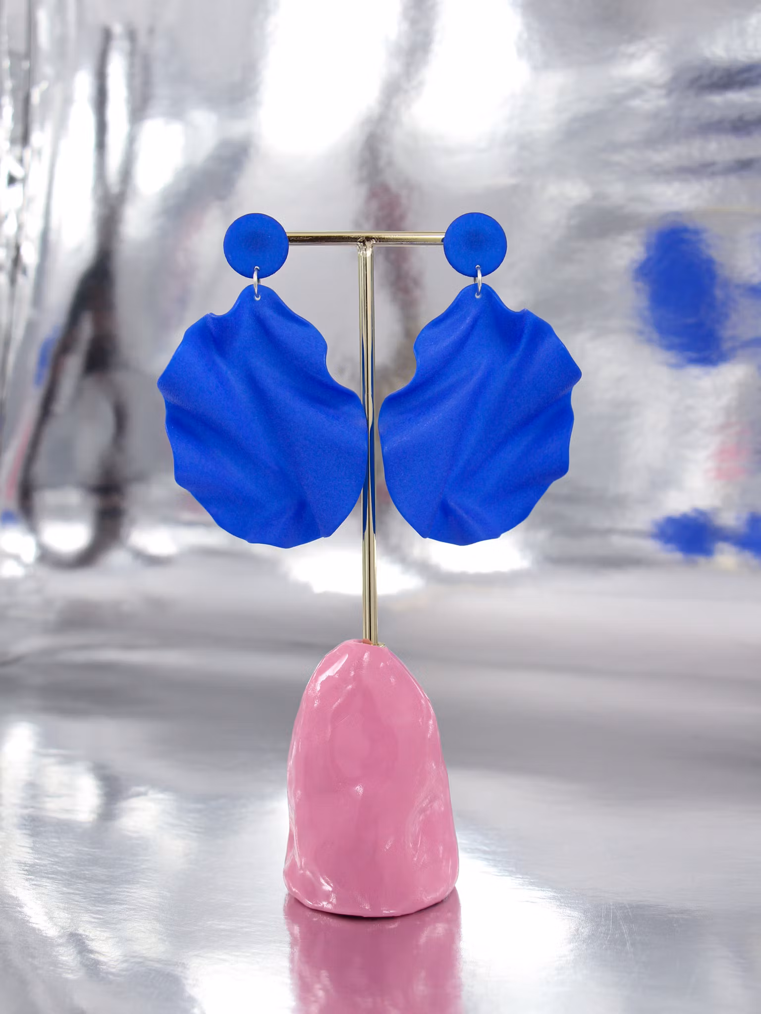 Satin Round Top 2.0 Klarblå