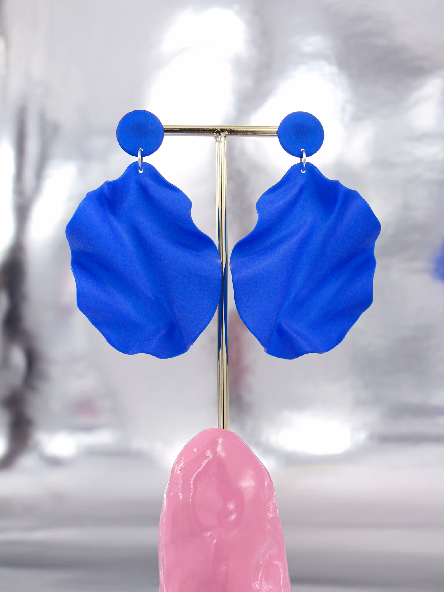 Satin Round Top 2.0 Klarblå