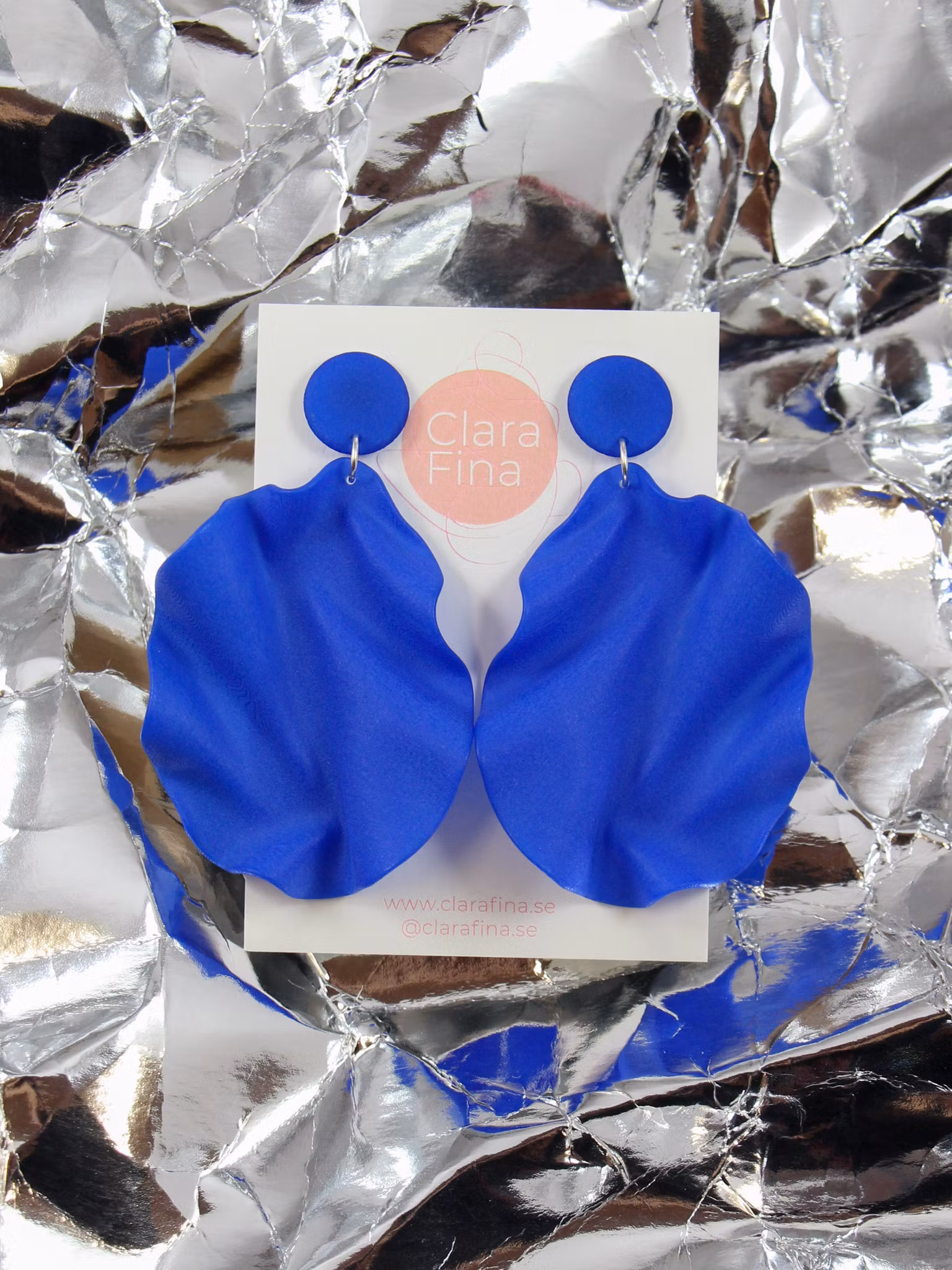 Satin Round Top 2.0 Klarblå