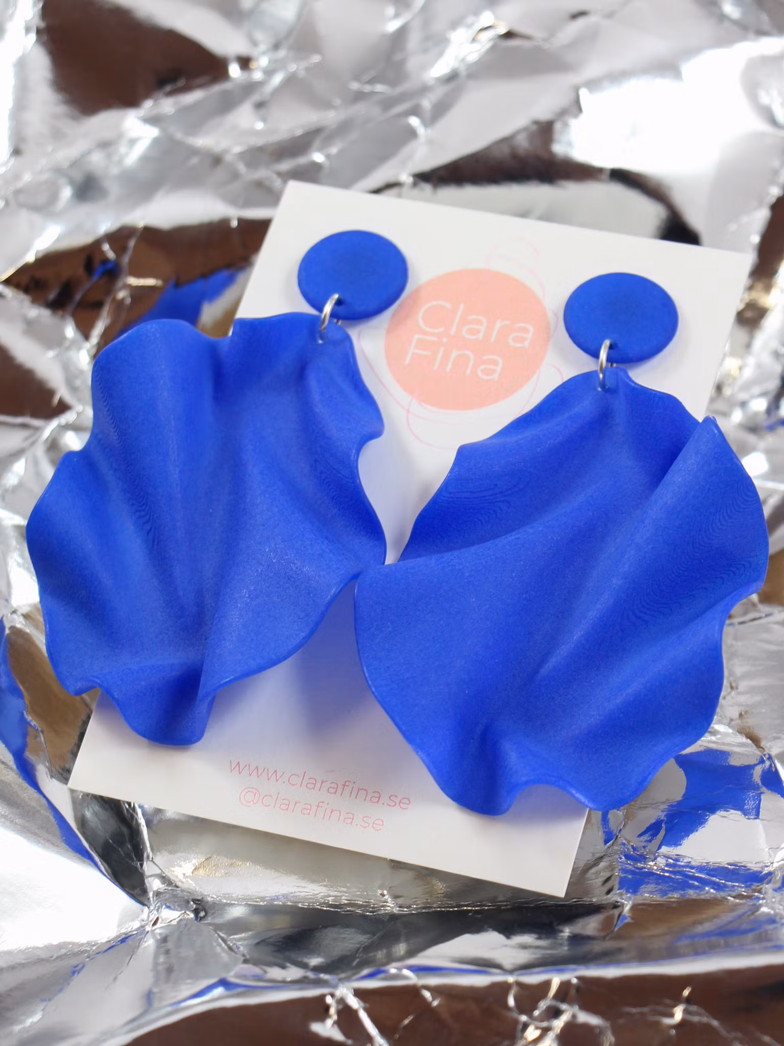 Satin Round Top 2.0 Klarblå