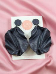 Satin Round top 2.0 svart glitter