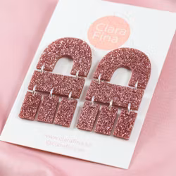 Multi Shape Mini Rosa glitter