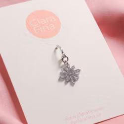 Snöflinga singelörhänge (st)