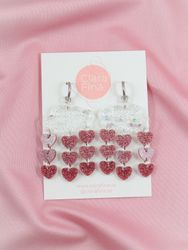 Kärleksregn transparent glittermoln på ring