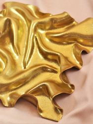 Skulptur Satin Guldglitter