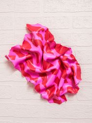 Skulptur Satin Rosa och Röd 01