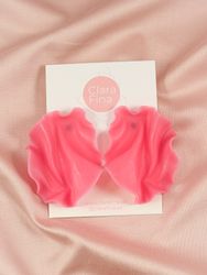 Satin rosa transparent