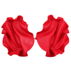 Satin klarröd