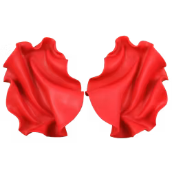 Satin klarröd