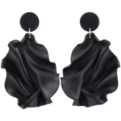 Satin round top svart matt