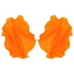Satin orange transparent