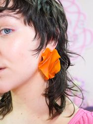 Satin orange transparent
