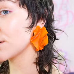 Satin orange transparent