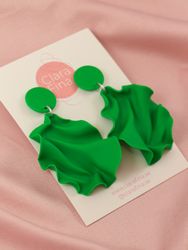Satin round top MINI klargrön