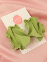 Satin pistagegrön