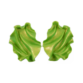 Satin MINI neongrönt glitter