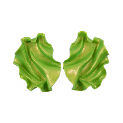 Satin MINI limegrönt glitter