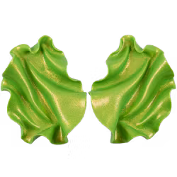 Satin neongrönt glitter