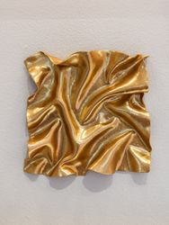 Skulptur Satin Guldglitter 02