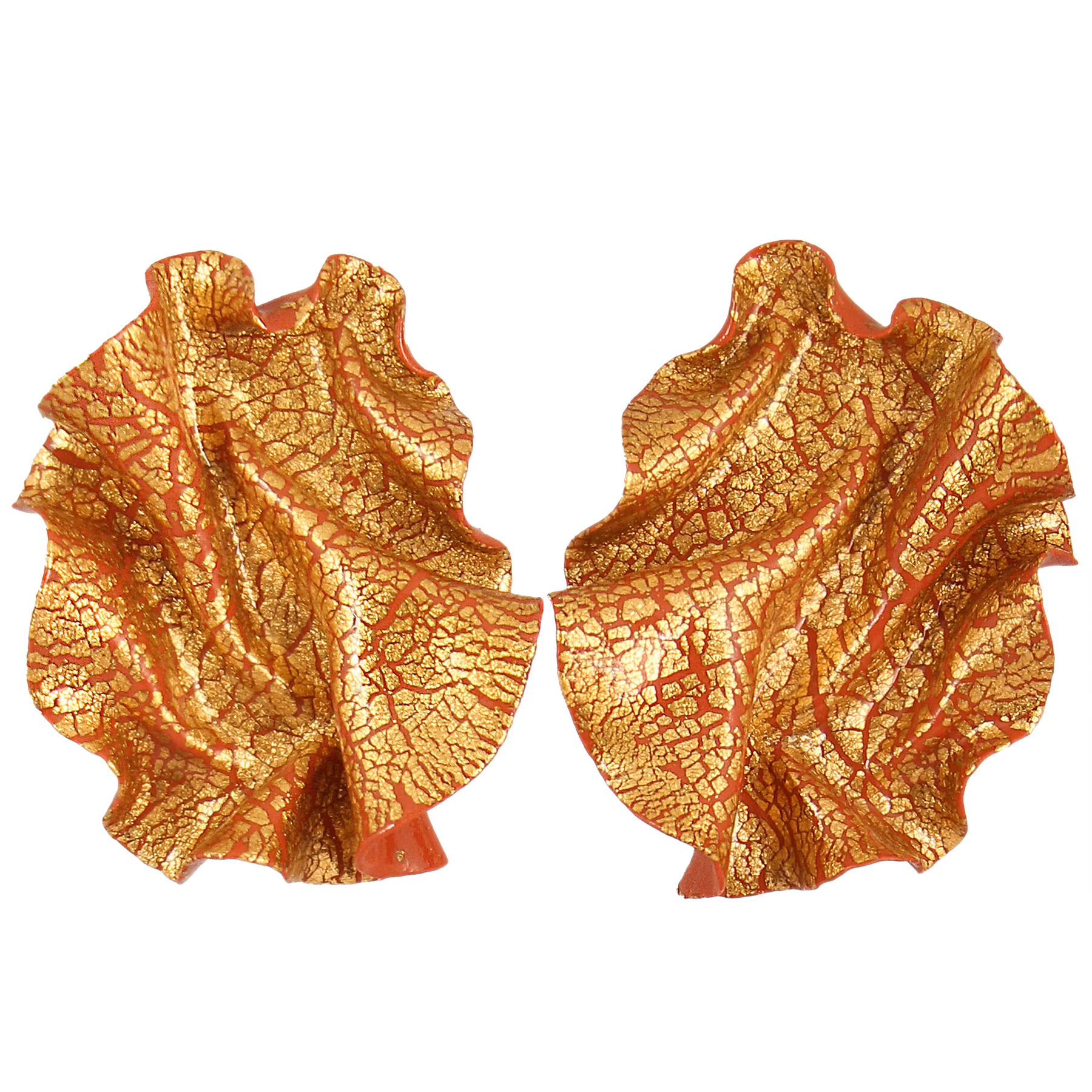 Satin guld och terrakotta  SAMPLE