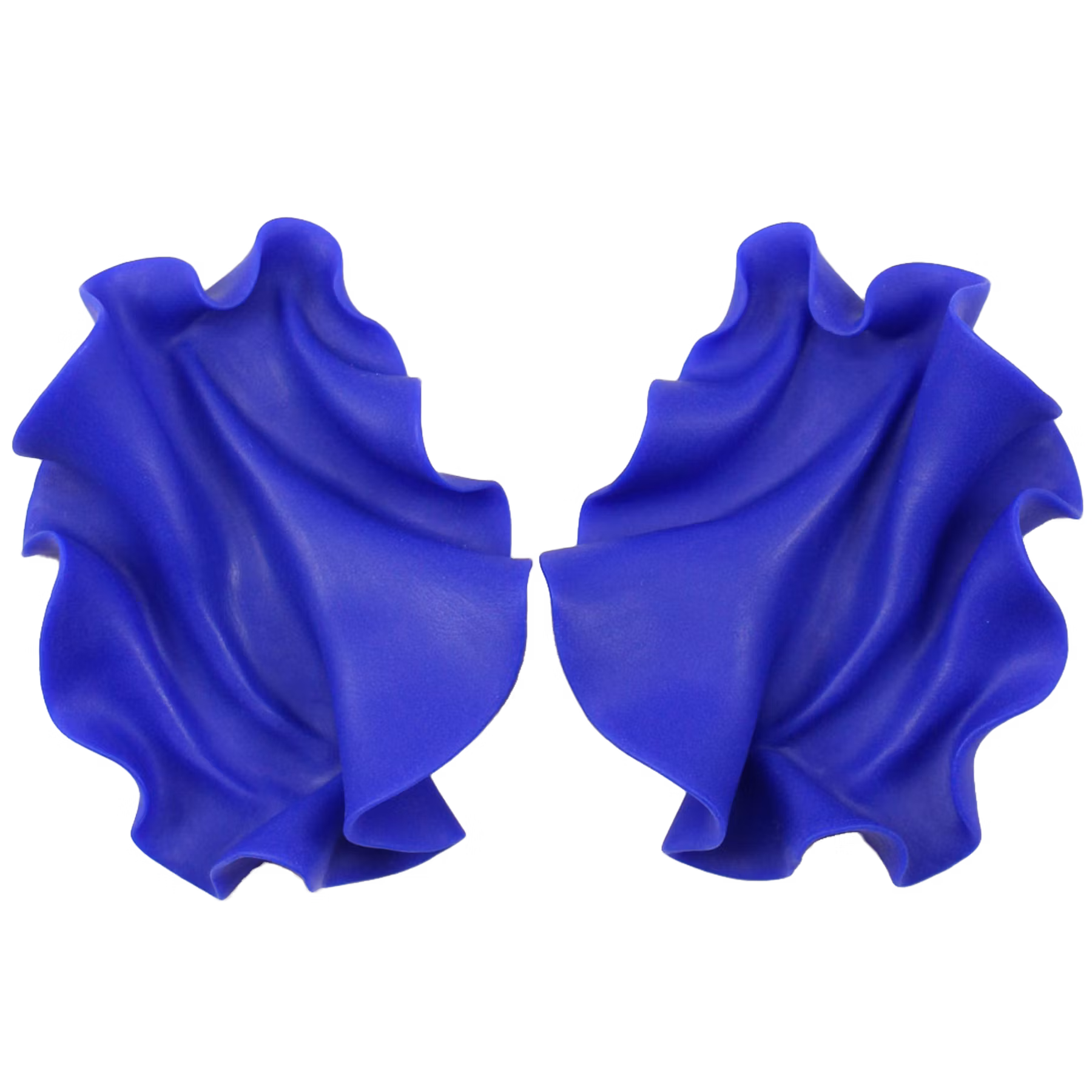 Satin klarblå