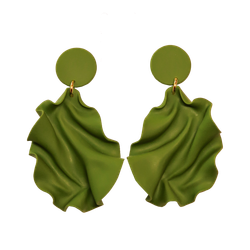 Satin round top MINI olivgrön