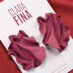 Satin Mini Burgundy (reclaimed clay OOAK)