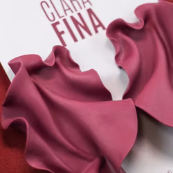 Satin Burgundy (reclaimed clay OOAK)