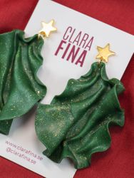 Satin Star top Grön guldig marmorering (reclaimed clay OOAK)