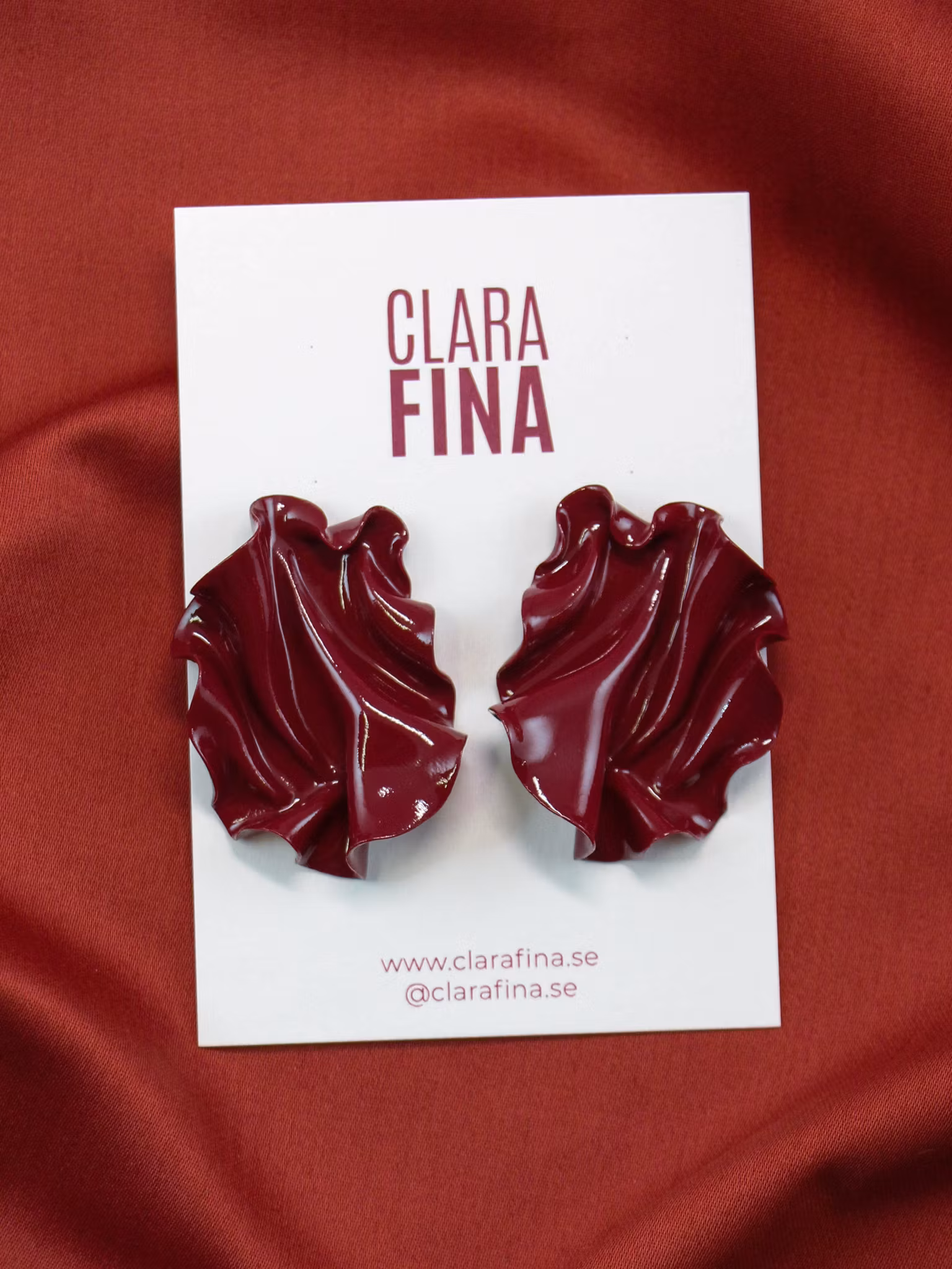 Satin Mini Vinröd blank