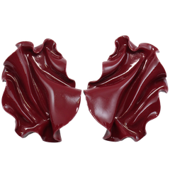 Satin Vinröd blank