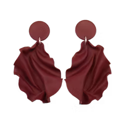 Satin round top MINI vinröd matt