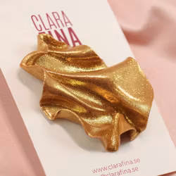 Brosch Satin Guldglitter Höger