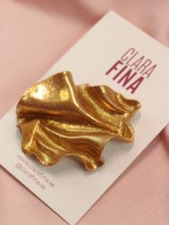 Brosch Satin Guldglitter Vänster