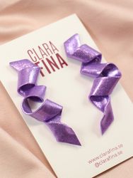 Ribbon lila glitter