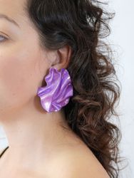 Satin lila glitter