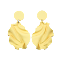 Satin round top MINI ljusgul